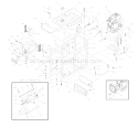 Part Location Diagram of B4888GS Briggs and Stratton Genreator Reference Card